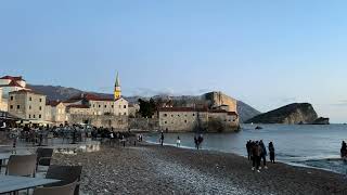 Coast of Budva, January 2024