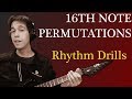 Rhythm Lesson for Metal Guitar - Counting 16th note variations