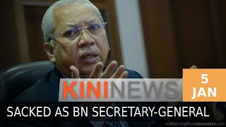 #KiniNews: Annuar Musa sacked as BN sec-gen