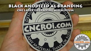 Black Anodized AL Branding: CNC Laser Engraving Aluminium