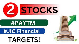 2 Stocks Paytm share latestnews // Jio financial share latest news // Paytm share targets// #jio