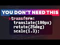 A new way to do CSS transforms!