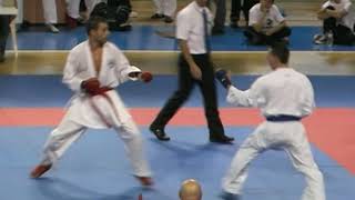 European Karate Tournament 2009 WIKF / Rachoutis ( Greece ) vs Opponent ( Belgium )