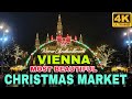 Vienna Christmas Markets 2024 🇦🇹 Most Beautiful Christmas Markets in Vienna 4K UHD