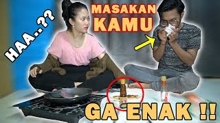 PRANK BILANG MASAKAN CENTIL GA ENAK !! PADAHAL ENAK WKWK