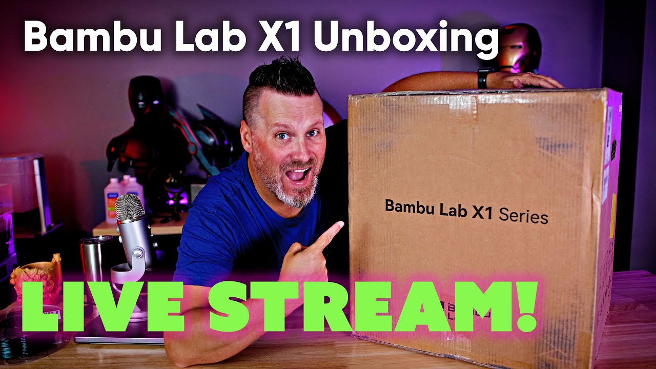 Bambu Lab X1 Carbon Unboxing - Kickstarter Purchase! - YouTube