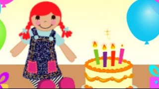 🎶 🎂 Birthday Song 🎂 Mi Muneca Cumple Años Kids Spanish songs Canción en español para niños Miss Rosi