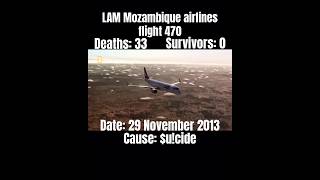 LAM Mozambique airlines flight 470 #aviation #planecrash #plane #shorts #like #subscribe