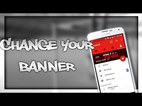 HOW TO CHANGE YOUR BANNER ON YOUR PHONE | 2016 (New) HOW TO CHANGE YOUR BANNER ON YOUR PHONE | 2016 (New)