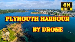 Plymouth Harbour Drone 4K July 2017