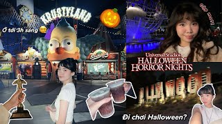 [vlog] Đi Quẩy Halloween Ở Universal Studios Hollywood Tới 3H Sáng!?!? 🎃