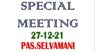 TPM MESSAGES | SPECIAL MEETING | PAS. Selvamani |TPM |Christian messages| BIBLE SERMONS