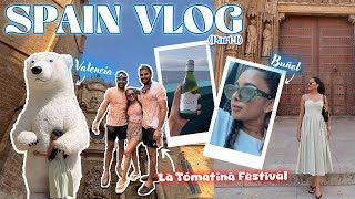 We Attended The Biggest Tomato Fight Festival🍅 || Spain Vlog || Europe Series Ep.2 || Valencia ✨