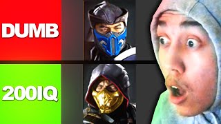 How DUMB You Are Based on Your MAIN CHARACTER... Mortal Kombat 11 Tier List 2022!