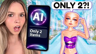 AI PICKS How Many ITEMS I Wear in Dress to Impress
