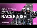 WEATHER CHALLENGED VICTORY! ⛈️ | Giro D'Italia Stage 16 Race Finish | Eurosport Cycling