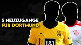Borussia Dortmund: 5 Transfers für den Titelkampf in der Bundesliga!