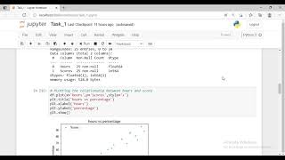 Task 1 Prediction using Supervised Machine Learning