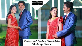 Wedding Teaser of Kishore and Venkata Varalakshmi | Cinematic teaser 2022| Wedding | Best Wedding