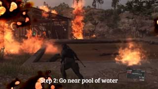 MGS5: Mission 20 - How to Kill Man on Fire FAST (Voices - Phantom Pain)