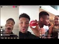 Giannis Antetokounmpo live videos are becoming a Valentine’s Day tradition 😂