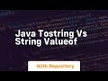 java tostring vs string valueof
