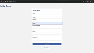 Book Management System using Python Flask with MongoDB Database
