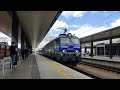 EP09-008 z TLK ROZTOCZE wjeżdża na stację Lublin Główny 9.07.2022