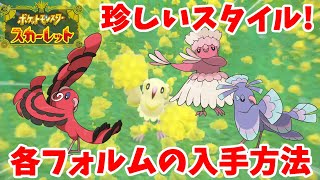 【ポケモンSV】アイテムで珍しいフォルムを入手しよう！オドリドリの全フォルム入手方法【ポケモンスカーレットバイオレット】