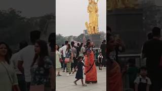 17.5kg Gold plated Lord Shiva statue at sursagar lake vadodara #india #vadodara #subscribe #assam