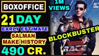 Race 3 21 day Box Office Collection, Race 3 Boxoffice Collection, Salman khan most Profitable actor,