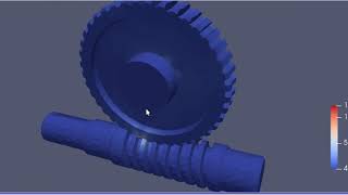 Code Aster Worm Test