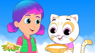 म्याऊं म्याऊं बिल्ली करती, Meow Meow Billi Karti, Gubbare Wala + Hindi Rhyme for Kids by Zoobees