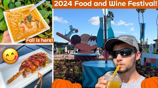 EPCOT 2024 FOOD AND WINE Festival! | Fall Food, New Merch, and More!