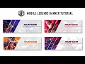 How To Make Mobile Legends Banner | Twitter Header Tutorial | ML Banner - RG Tricks