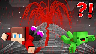 Maizen FAMILY vs BLOOD VOOLCANO in Minecraft! - Parody Story(JJ and Mikey TV)