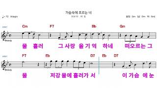 (MR)  95619  가슴속에흐르는너  - 여정