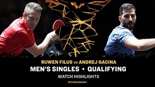 Ruwen Filus vs Andrej Gacina | MS QUAL | China Smash 2024