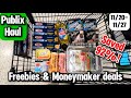 Publix Haul 11/20-11/27 | SAVED 92%! Freebies & Moneymaker deals