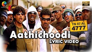 Aathichoodi Official Lyric Video | TN 07 AL 4777 | Vijay Antony | ADK | Pasupathy | Ajmal | Simran