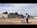 Myranda bunts to advance runner (recent example of lefty batting)