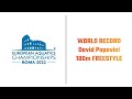 David Popovici NEW WORLD RECORD 100m Freestyle Men FINAL - European Swimming Championship 2022 Rome