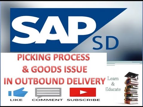 #9 SAP SD PICKING & POST GOODS ISSUE IN OUTBOUND DELIVERY (LEARN ...