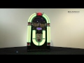 ricatech rr3000 full size 7 colour led retro jukebox with bluetooth turntable cd usb sd radio