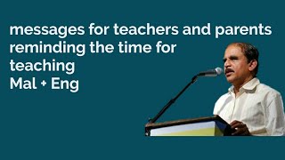 20635 # messages for teachers \u0026 parents / reminding the time for teaching Mal + Eng/26/06/22/spread