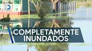 Vecinos viven bajo el agua por impactante inundación