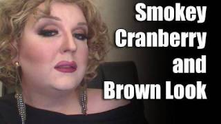 Dramatic Smokey Cranberry and Brown Look Tutorial