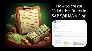 Validation Rules in SAP S/4HANA Finance using Fiori | Tutorial