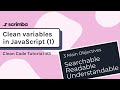 Clean Variables in JavaScript #1 | Clean Code Tutorial