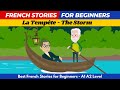 La Tempête - Easy French Story with Subtitles A1 A2